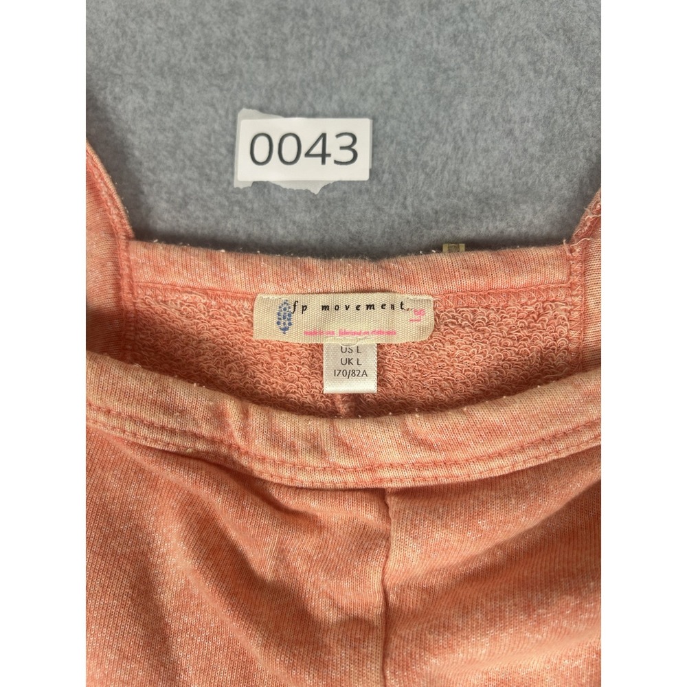 FP Movement Jumpsuit Hot Shot Mineral Wash Large Orange Relaxed Fit - Picture 3 of 11